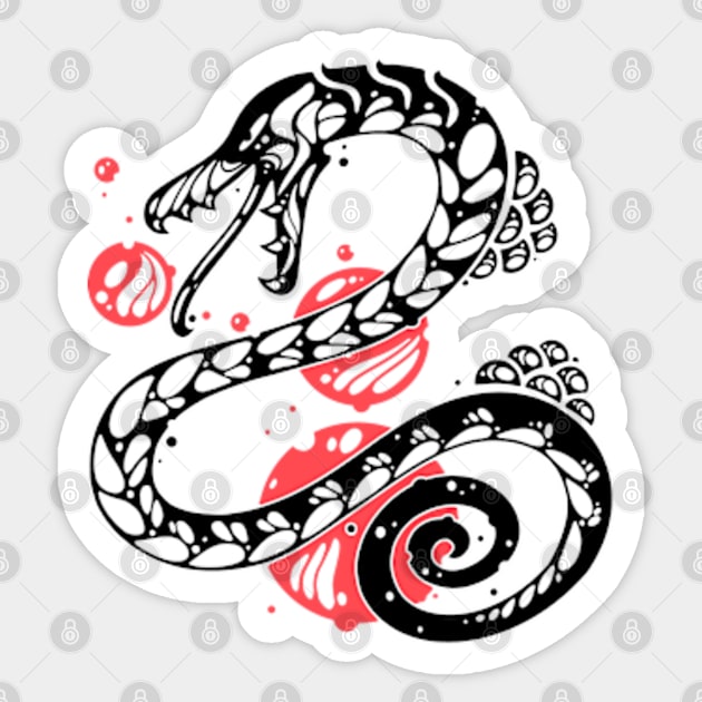 Snake Sin Sticker by KyodanJr